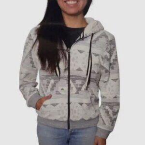NWT Soho Threads | Size XL | Aztec Tribal Print Zip Up Hooded Sweater Jacket